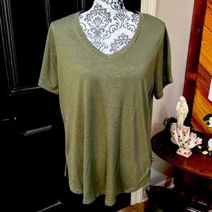 NWT GAP Large Green Top Blouse #614